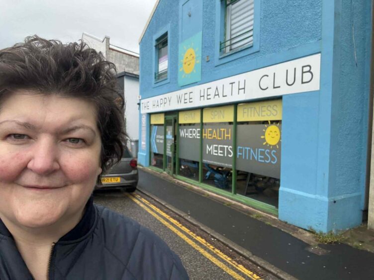Louise Glen at the Happy Wee Health Club in Oban 