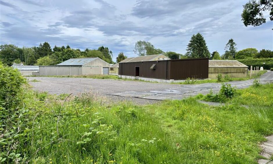 Temporary James Hutton Institute car park