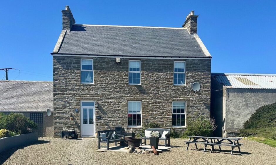 Backaskaill Farmhouse on Sanday