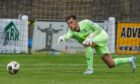 Inverness Caledonian Thistle goalkeeper Ross Munro against Nairn County at Station Park, Nairn, on June 25, 2025.