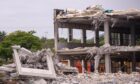 The demolition work is well underway. Image: Darrell Benns/DC Thomson
