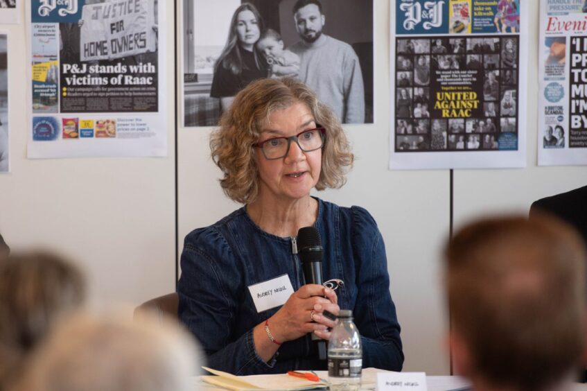 Aberdeen South and North Kincardine SNP MSP Audrey Nicoll said she would look at changing the law to find cash to help Torry's Raac residents. Image: Darrell Benns/DC Thomson
