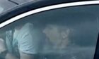 The star was spotted on his way to the film set. Image: Jason Hedges/DC Thomson