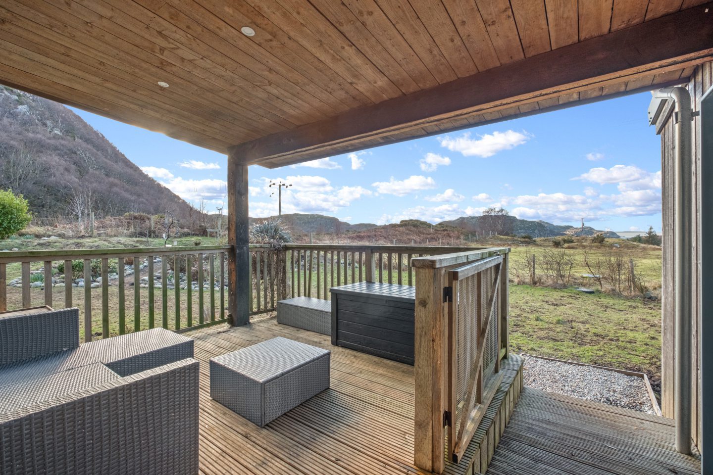 The stunning view from the house.