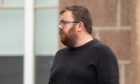 Joseph Walker arrives at Peterhead Sheriff Court. Image: DC Thomson