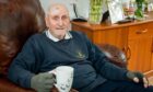 Brian Dunn at home in Aberdeen. The 84-year-old has been through four seperate bouts of cancer, including a lesion on his head the size of a pork pie. Image: Kath Flannery/DC Thomson