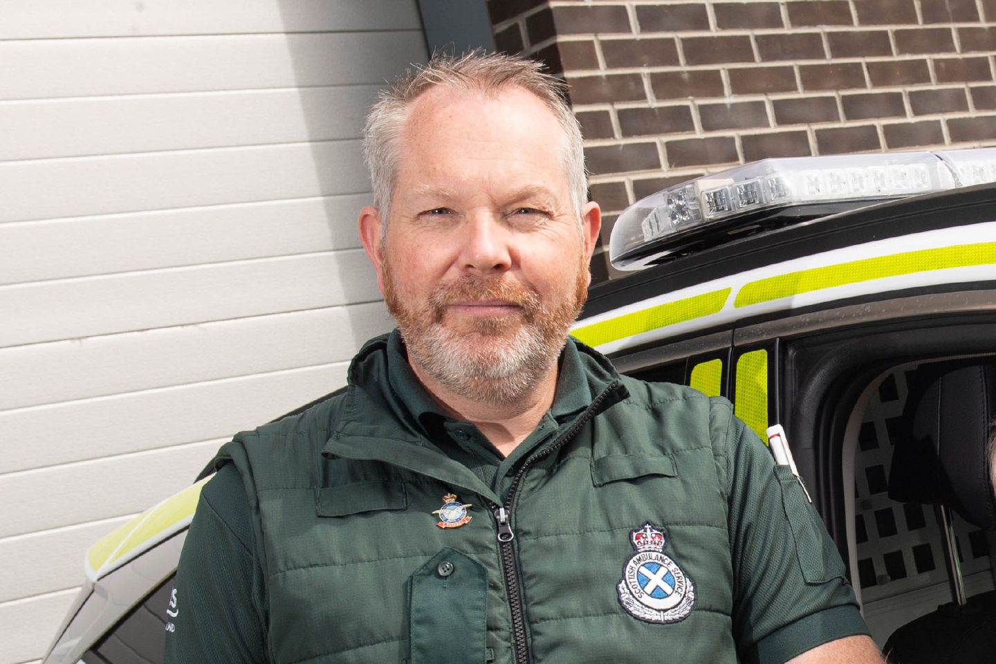 Stuart in uniform.