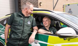 Married couple Sarah and Stuart Houghton are paramedics who are saving lives throughout Aberdeen