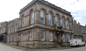 Oban Sheriff Court where Daniel Torrie admitted brandishing a chair at police officers.