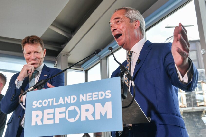 Nigel Farage in Aberdeen