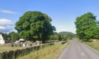 A93 at Tullich Church