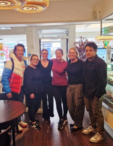 Hollywood star Jesse Garcia shops in Elgin