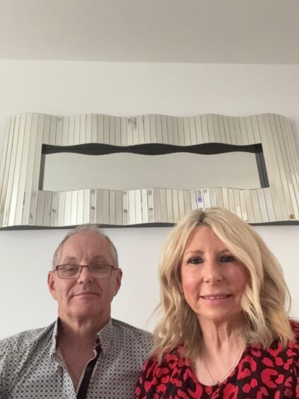 Garry and Shirley Butcher at home in Inverurie. Image: Supplied