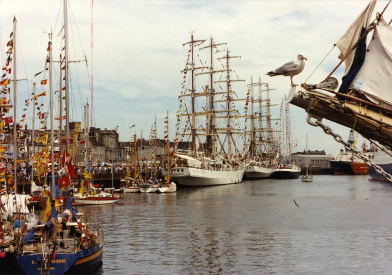 Tall Ships Aberdeen in 1997.