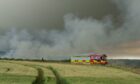 The Fire and Rescue Service are currently attending a fourth fire in Alves. Credit Jasperimage