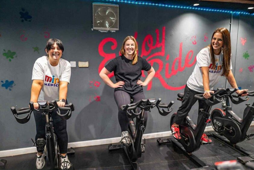 Gym space in the Happy Wee Health Club