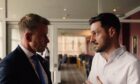 Ross Thomson appeared in a promotional Reform video with party chairman David Bull in Perth at the weekend. Image: Reform UK.
