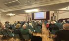 The public meeting at Forres Town Hall.