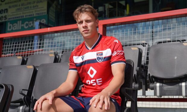 Adam Emslie is eyeing a Championship title with his new club, Ross County this season. Image supplied by Ross County.