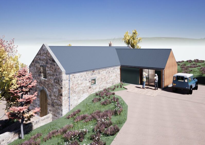 Artist's impression of converted sawmill