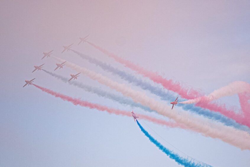 Red Arrows, Aberdeen.
