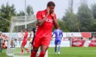 Aberdeen's Kusini Yengi in a pre-season friendly match against Cove Rangers. Image: SNS.
