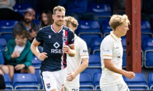 Ross County striker Jordan White doesn’t think chief’s pre-season Championship title pressure has had bearing on Staggies’ slow start