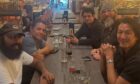 Stars and production staff of the Odyssey enjoyed a meal at Qismat in Elgin