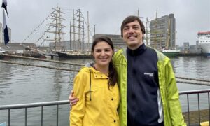 Happy faces at the Tall Ships event in Aberdeen. Image: Sophie Farquharson/DC Thomson