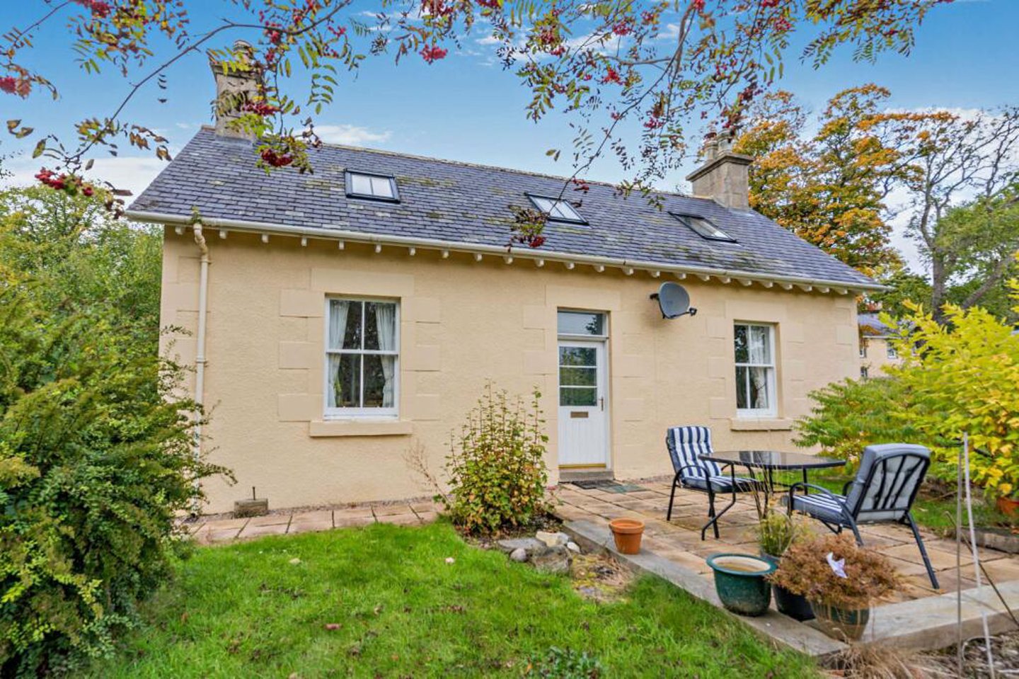 Cottage which comes with Tochieneal House in Banffshire. 