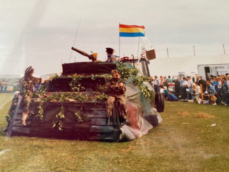 A tank at the Golspie Gala