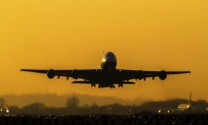 What is life like at 35,000 feet? Image: Steve Parsons/PA Wire
