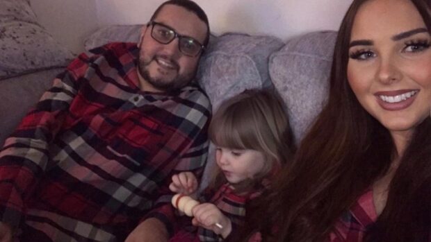 Aimin Elmegirab, his wife Sarah and their daughter Olivia. Supplied by Rami Elmegirab