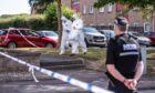 Forensic teams on the scene at Pennan Road.