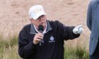 Donald Trump was in Aberdeenshire to see his course. Image: Darrell Benns/DC Thomson