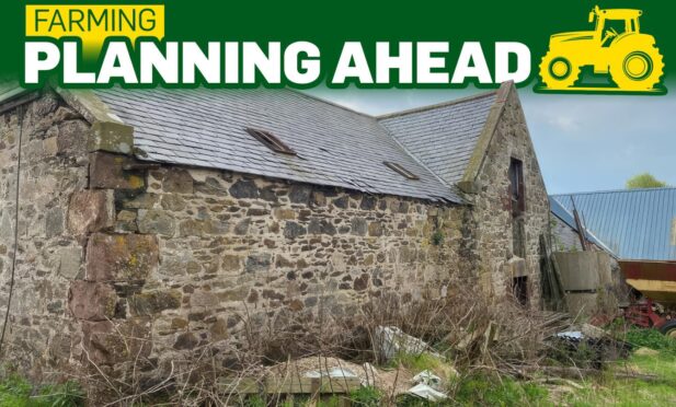 Crumbling farm steading