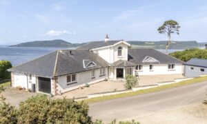 The stunning four bedroom home is just 10 minutes from Inverness. Image: Galbraith