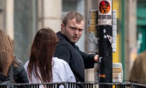Aiden Boylan outside  Aberdeen Sheriff Court.