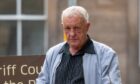 James Rennie arrives at Elgin Sheriff Court. Image: DC Thomson