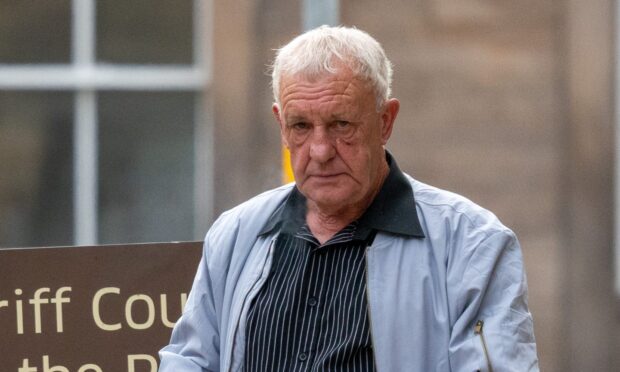 James Rennie arrives at Elgin Sheriff Court. Image: DC Thomson
