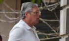 Kenneth Carnell arrives at Elgin Sheriff Court. Image: DC Thomson