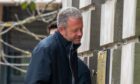 Stephen Houston arrives at Elgin Sheriff Court. Image: DC Thomson