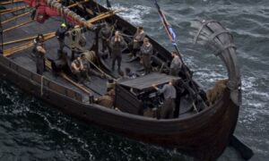 Cast on set aboard vessel in Moray Firth.