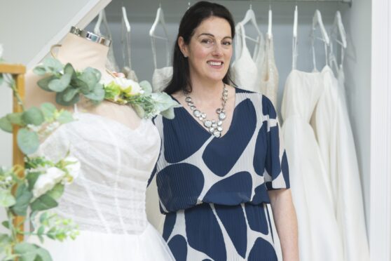 How former firefighter turned childhood fashion passion into Elgin town centre bridal store