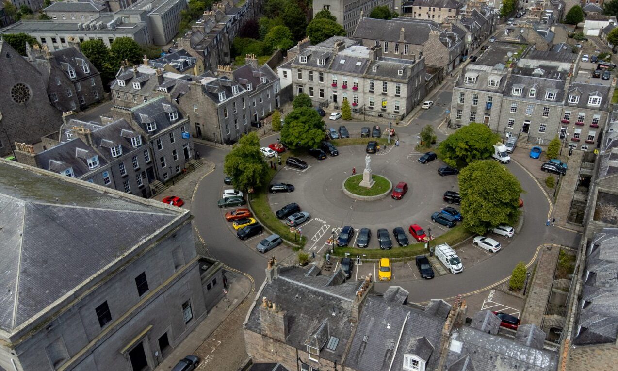 Golden Square in Aberdeen city centre.
