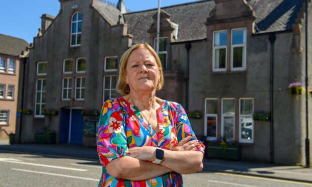 Councillor Ann Ross said it is sad that the Banchory Flower Show has had to be cancelled. Image: Kenny Elrick/DC Thomson