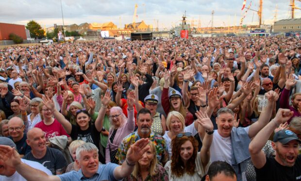 Tall Ships Race 2025 Quayside concert starring Deacon Blue.
Image: Kenny Elrick/DC Thomson