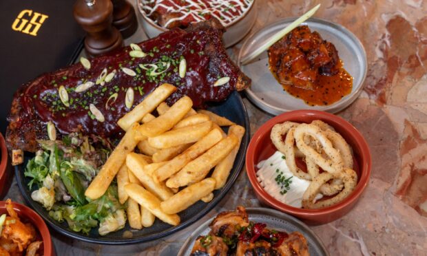 Some of the dishes available at new restaurant GlenHouse on Union Street, Aberdeen. Image: Kath Flannery/DC Thomson