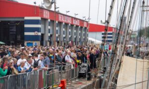 Crowds gather on Regent Quay at Tall Ships 2025. Image: Kath Flannery/DC Thomson