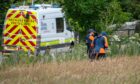 A white Royal Air Force mountain rescue van